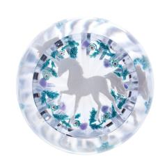 Untamed Beauty Glass Paperweight, 100mm (Scottish)  (Unicorn) - Limited Edition of 150 | Caithness Glass