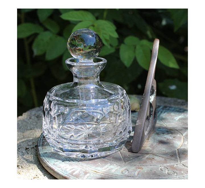 Eden Crystal Glass perfume Bottle (Gift Boxed) Royal Scot Crystal