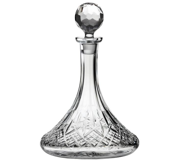 London Crystal Ships Decanter 290mm (Gift Boxed) Royal Scot Crystal