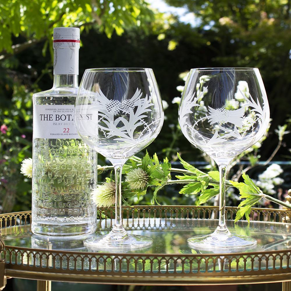 Crystal Gin glasses