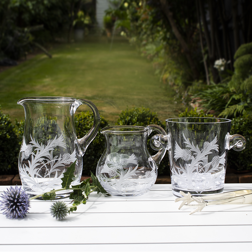 Flower of Scotland (thistle) Ice Bucket 135mm (Gift Boxed) | Royal