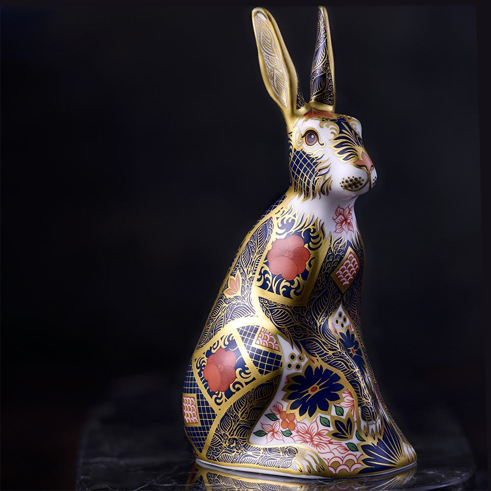 Winter Hare 130mm (Gift Boxed) | Royal Crown Derby | James Pirie